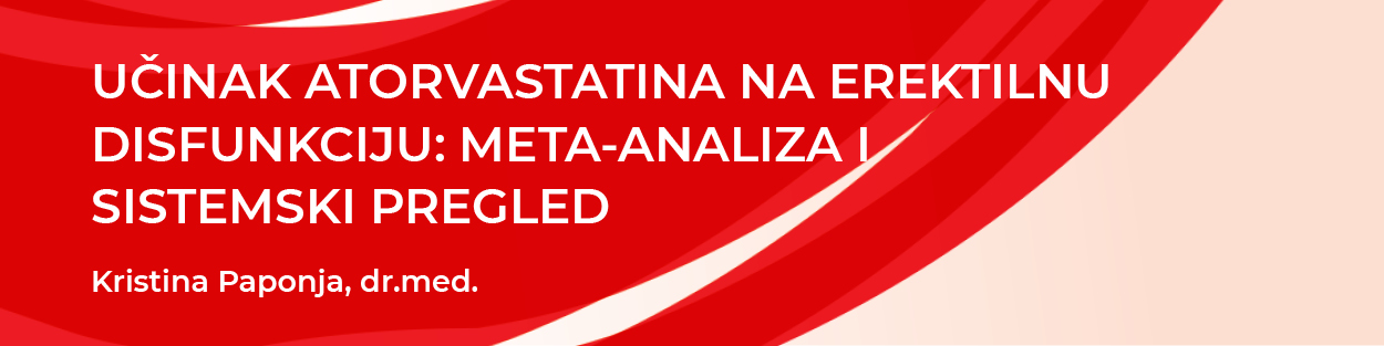Učinak atorvastatina na erektilnu disfunkciju: meta-analiza i sistemski pregled
